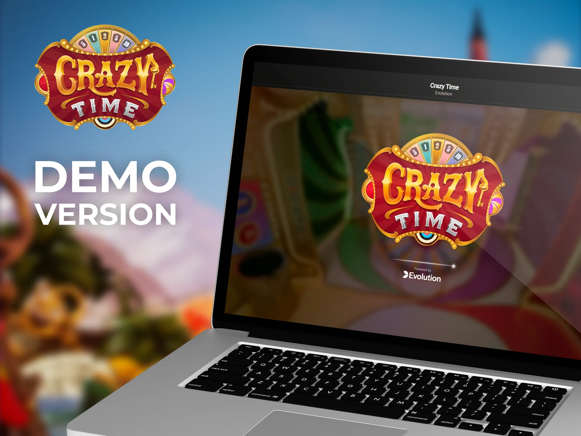 Evolution does not provide users with a demo version of Crazy Time.