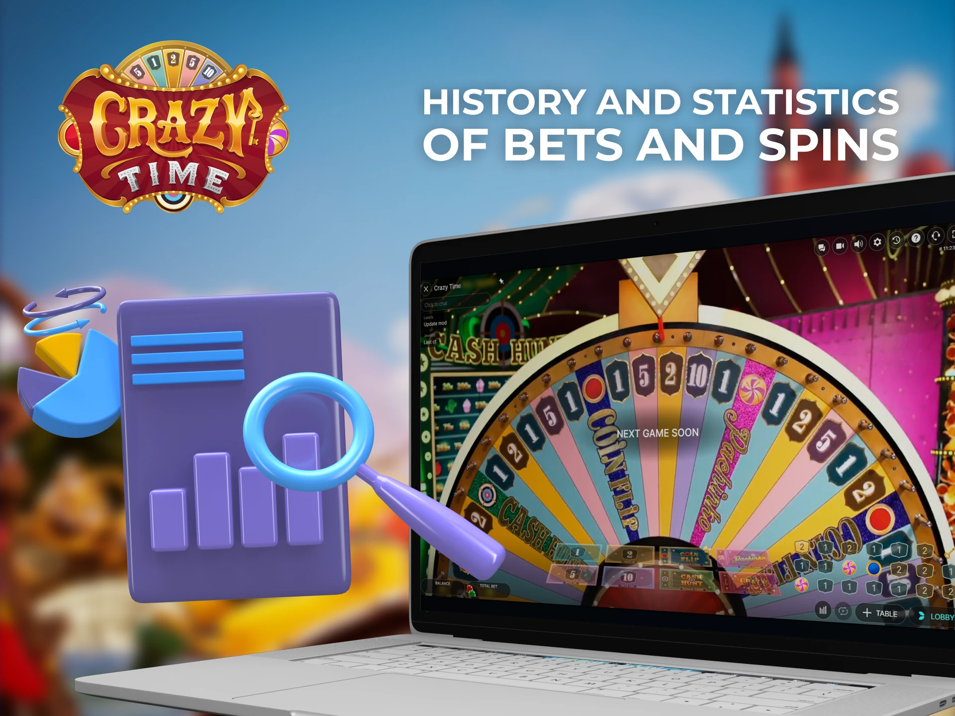 Predict future series of bets in Crazy Time game.