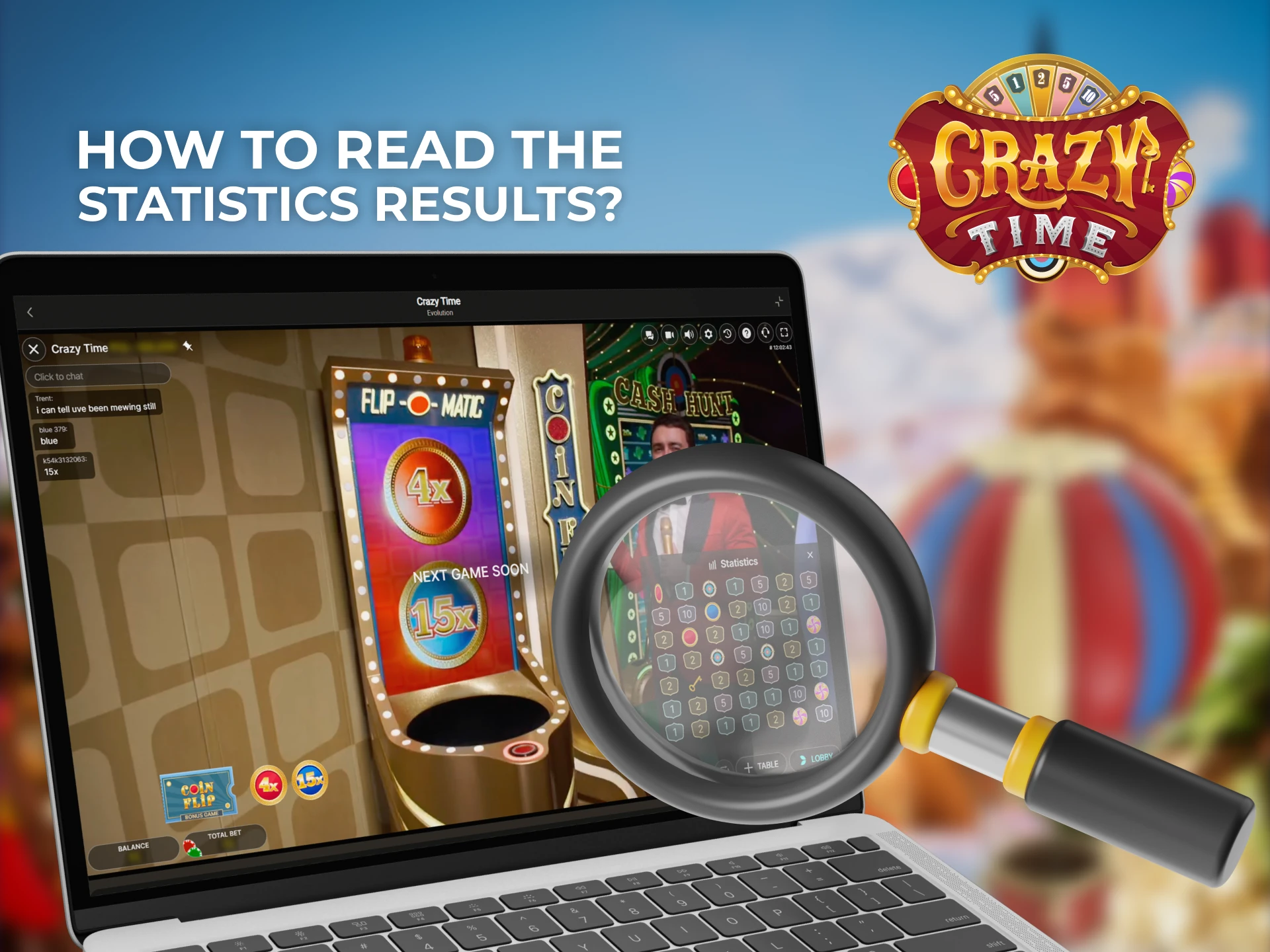 Find out how to read Crazy Time statistics to your advantage.