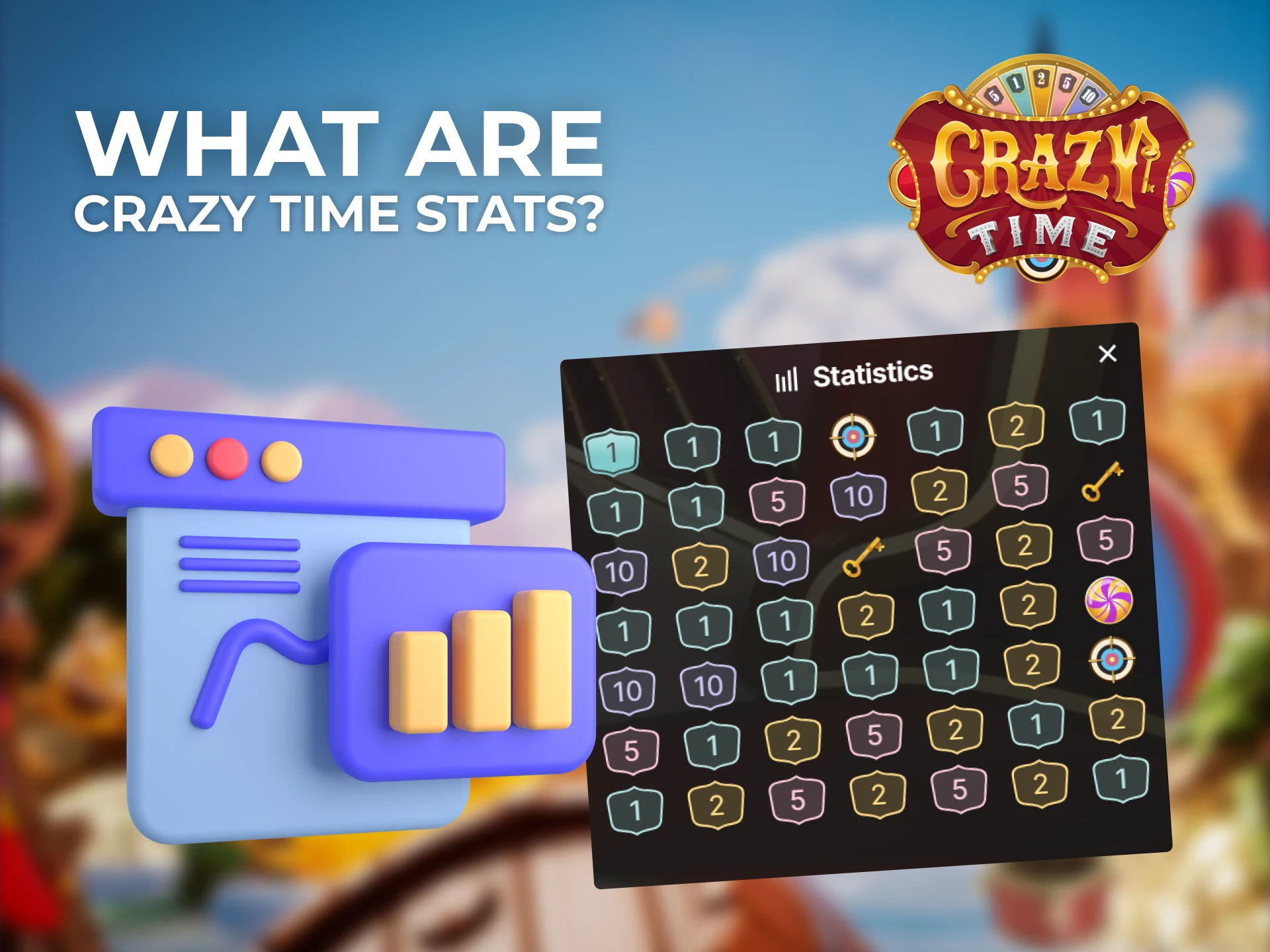 Try betting in Crazy Time based on statistics.