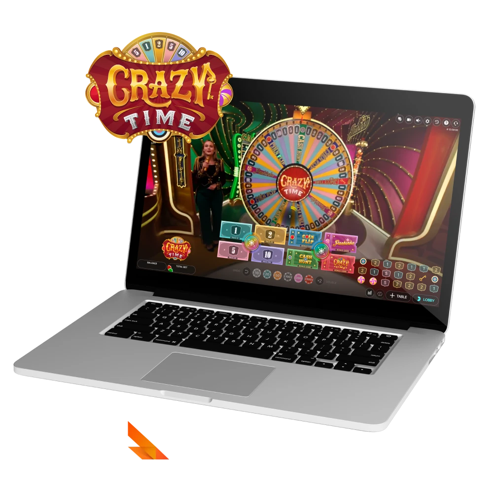 Play Crazy Time at Krikya Casino.