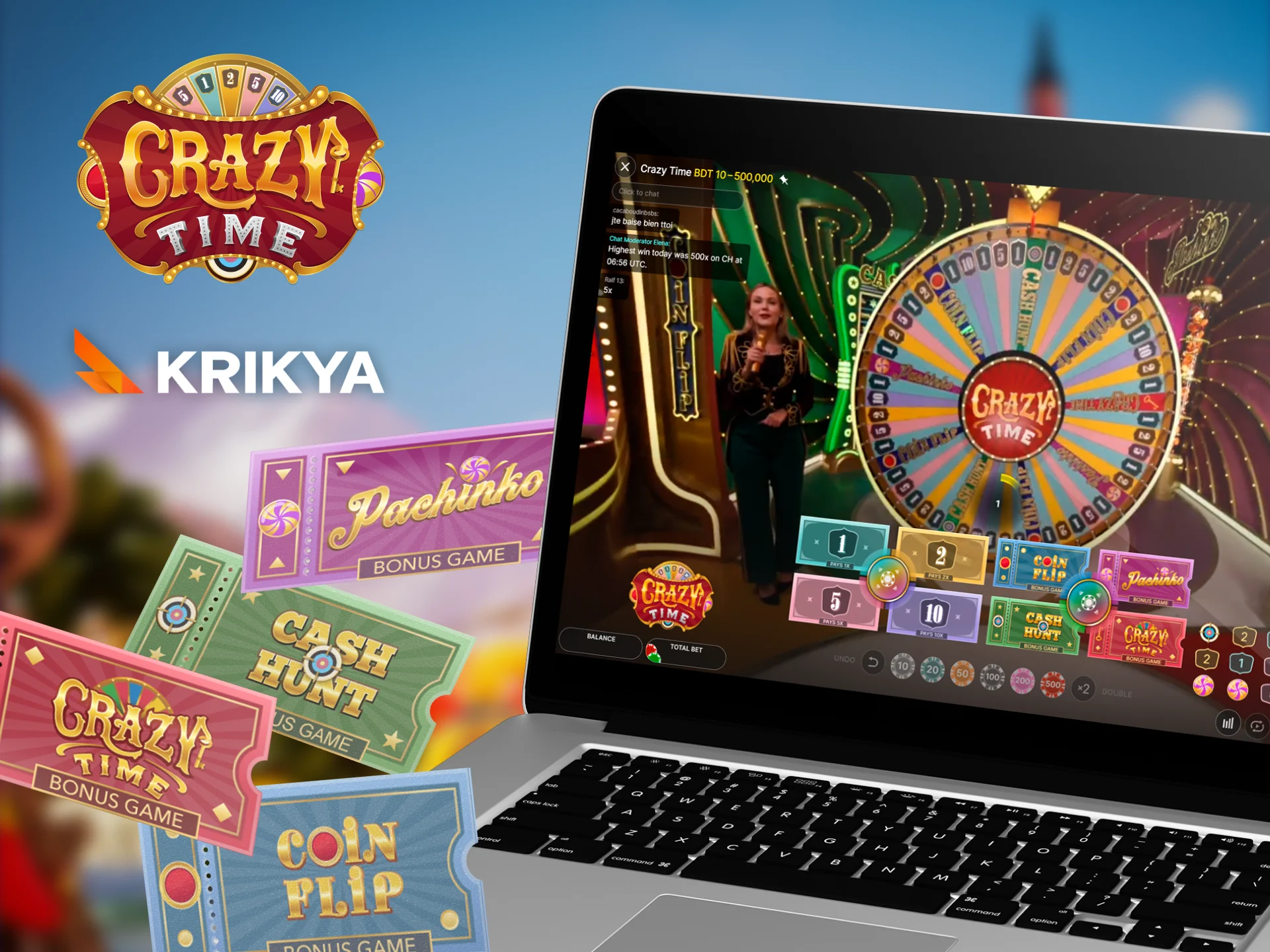 Before you play Crazy Time at Krikya learn the key points.