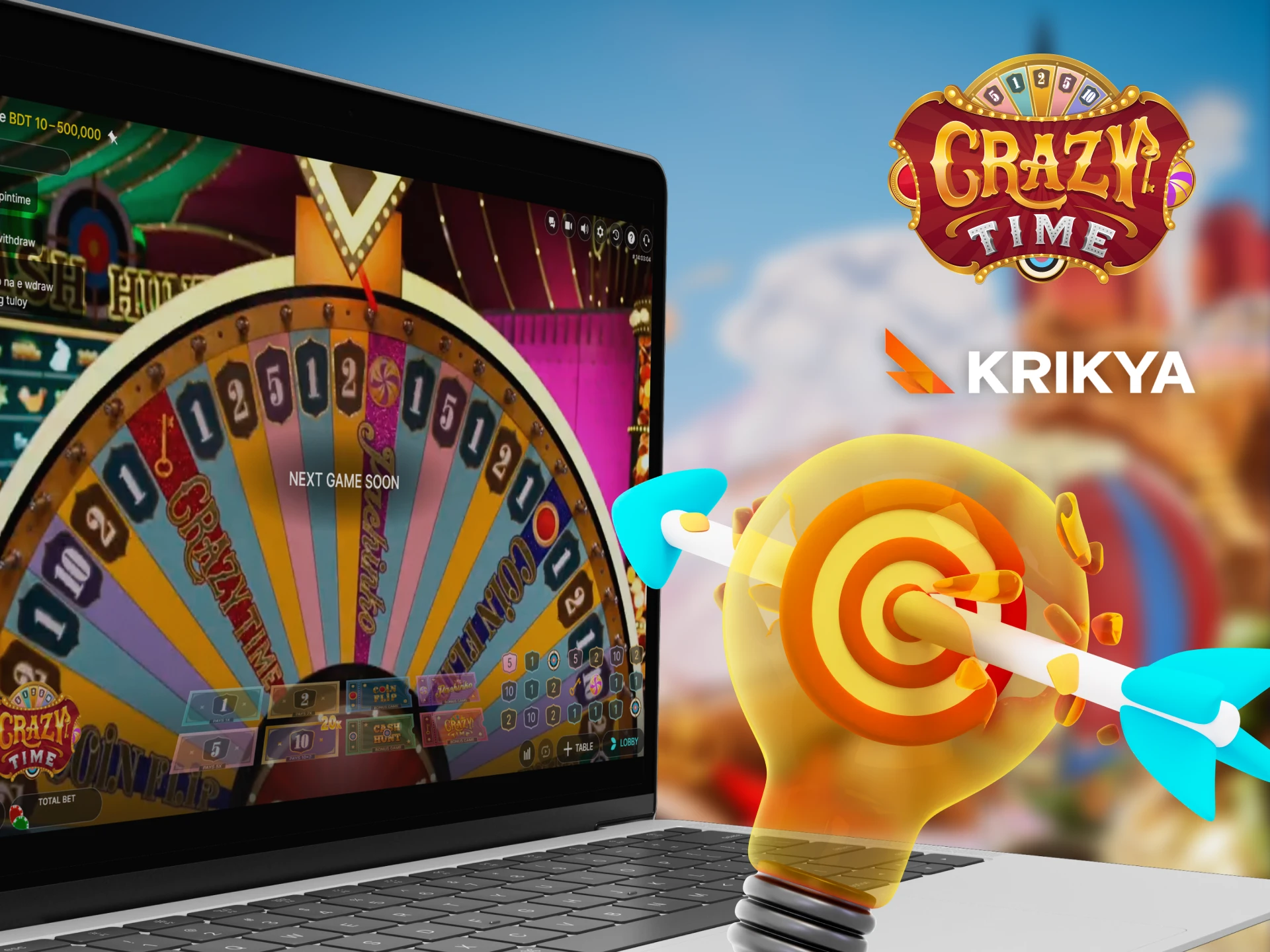 This Crazy Time game strategy will help you win more at Krikya.