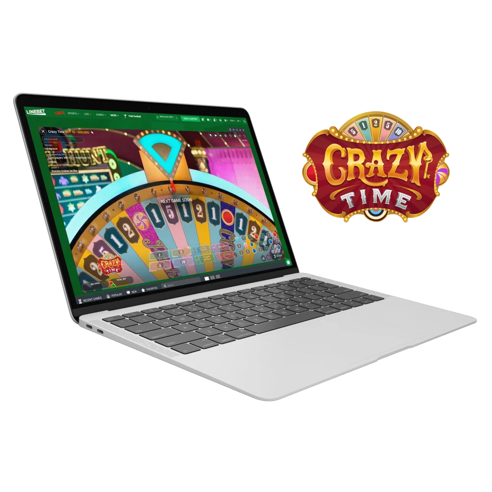 Linebet has a popular game called Crazy Time.