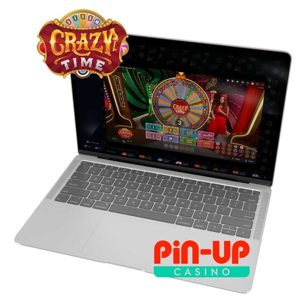 Pin Up Casino is the best choice for playing Crazy Time.